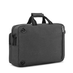 Duane Hybrid Polyester Briefcase, Laptop Compatible, Grey (UBN31010)<Solo New York Clearance