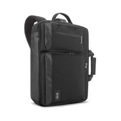 Duane Hybrid Polyester Briefcase, Laptop Compatible, Black (UBN310-4)<Solo New York Outlet
