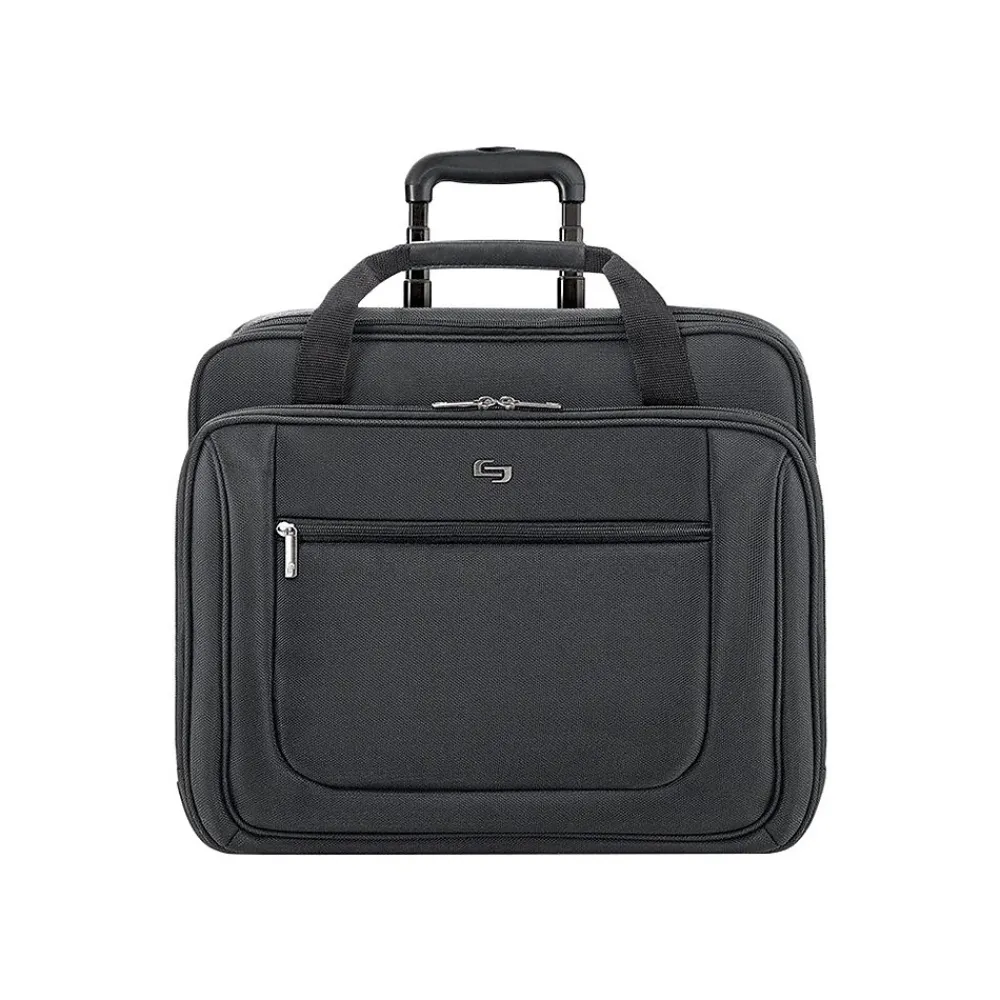 Laptop Bags|Solo New York Midtown Bryant 17.3" Polyester Rolling Laptop Bag, (PT136-4) Black