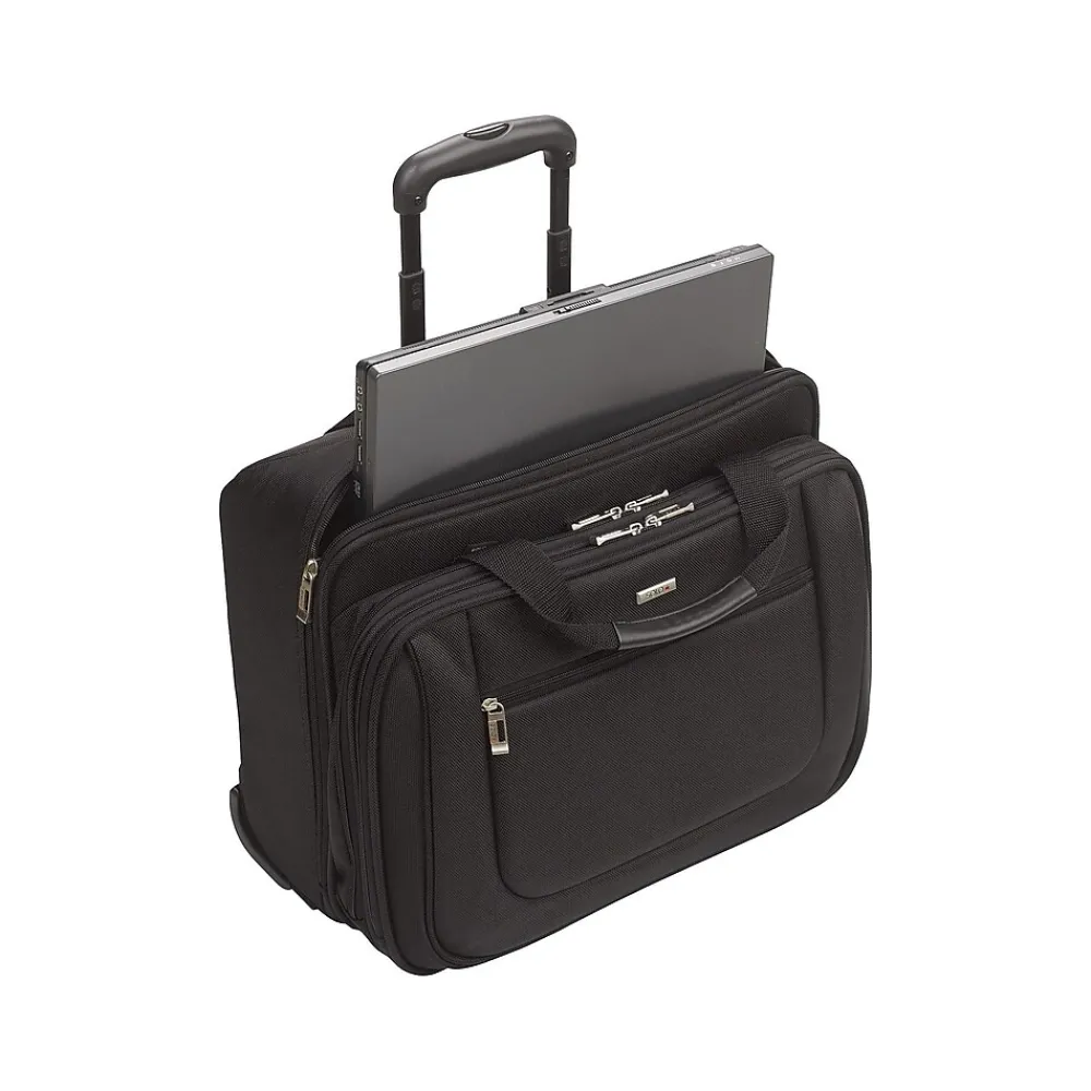 Laptop Bags|Solo New York Midtown Bryant 17.3" Polyester Rolling Laptop Bag, (PT136-4) Black