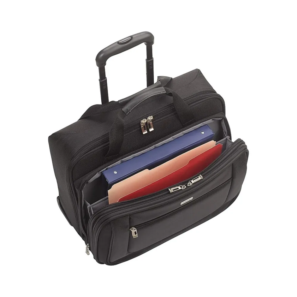 Laptop Bags|Solo New York Midtown Bryant 17.3" Polyester Rolling Laptop Bag, (PT136-4) Black