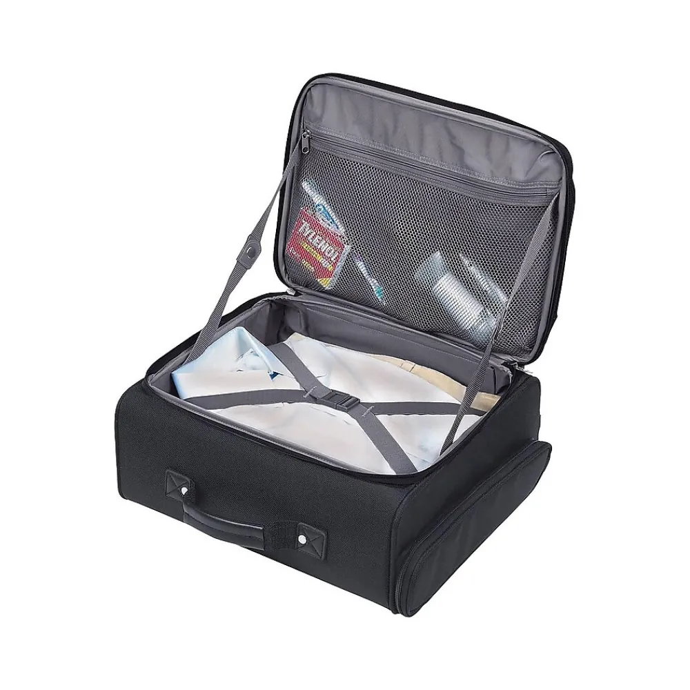 Midtown Collection Columbus Laptop Rolling Briefcase, Black Polyester (B64-4)<Solo New York Discount
