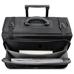 Midtown Collection Morgan Laptop Rolling Briefcase, Black Polyester (B151-4)<Solo New York Online