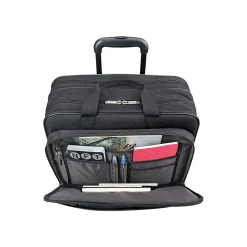 Midtown Empire Laptop Rolling Briefcase, Black Polyester (CLS910-4)<Solo New York Discount