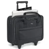 Midtown Laptop Rolling Briefcase, Black Polyester (B100-4)<Solo New York Outlet