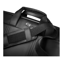 Murray Vinyl Briefcase, Laptop Compatible, Black (VNL100-4)<Solo New York Hot