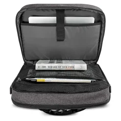 Nomad Collection Voyage Laptop Briefcase, Gray Polyester (NOM301-10)<Solo New York Discount