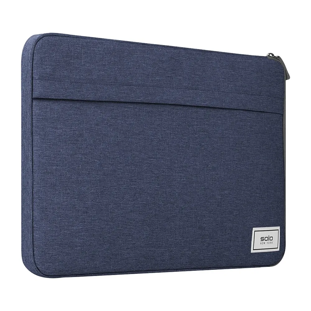 Re:cycled Re:focus 15.6" Polyester Laptop Sleeve, Navy (UBN105-5)<Solo New York Sale