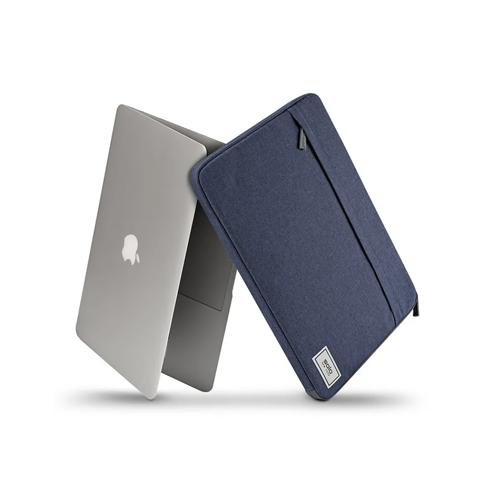 Re:cycled Re:focus 15.6" Polyester Laptop Sleeve, Navy (UBN105-5)<Solo New York Sale