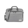 Re:new Polyester Briefcase, Laptop Compatible, Heathered Gray (UBN127-10)<Solo New York New