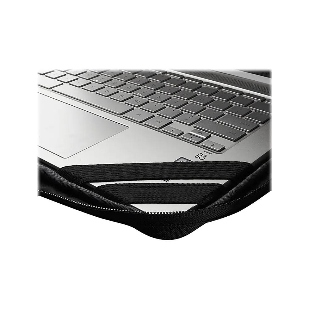 Secure-Fit Chromebook Education Laptop Case, Black Recycled PET Polyester (PRO151-4)<Solo New York Online