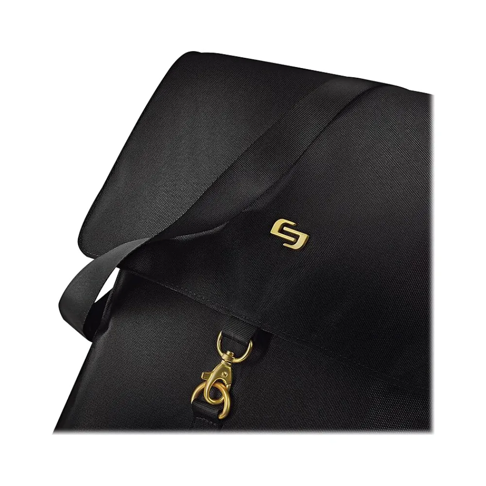 Triumph Collection Austin Laptop Tote Backpack, Black Polyester (EXE803-4)<Solo New York New