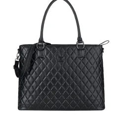 Urban Waldorf Vinyl Tote Bag, Black (CLA852-4)<Solo New York New