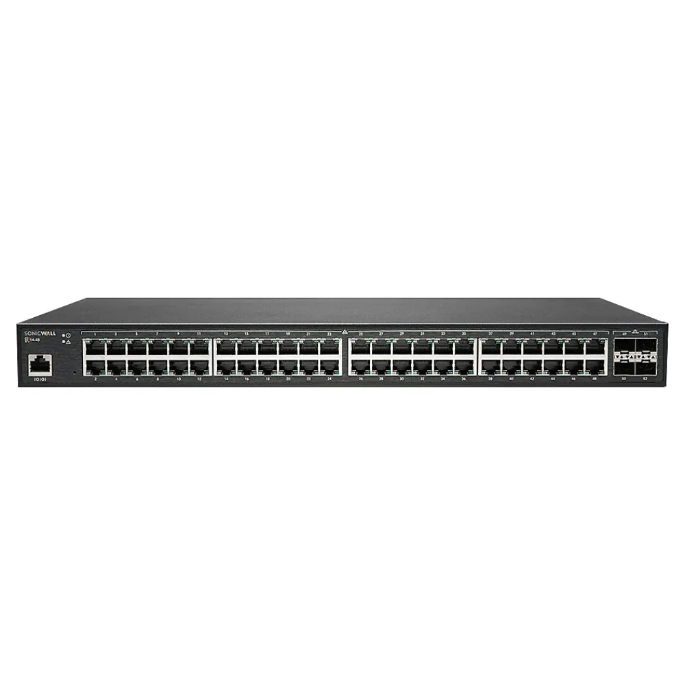 Hot Sonicwall 48-Port Gigabit Ethernet Managed Switch, Black (02-SSC-2465)