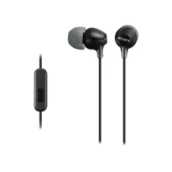EX Series Stereo Headphones, Black (MDR-EX15AP/B)<Sony Outlet