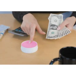 Sale Sortkwik 0.38 oz. Fingertip Moistener, Pink, 3/Pack (LEE10053)