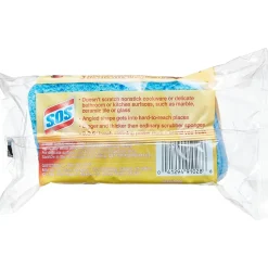 All Surface Scrubber Sponge, 3 Sponges/Pack, 8 Packs/Case (91028)<S.O.S Online