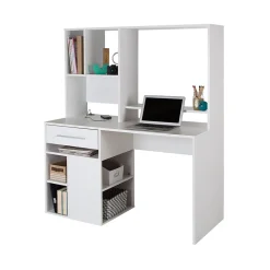 Office Desks*South Shore Annexe 48"W Home Office Computer Desk, (9053070) Pure White