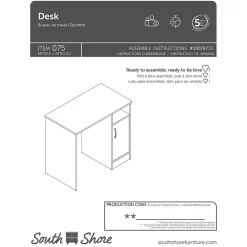 Computer Desks*South Shore Axess 34