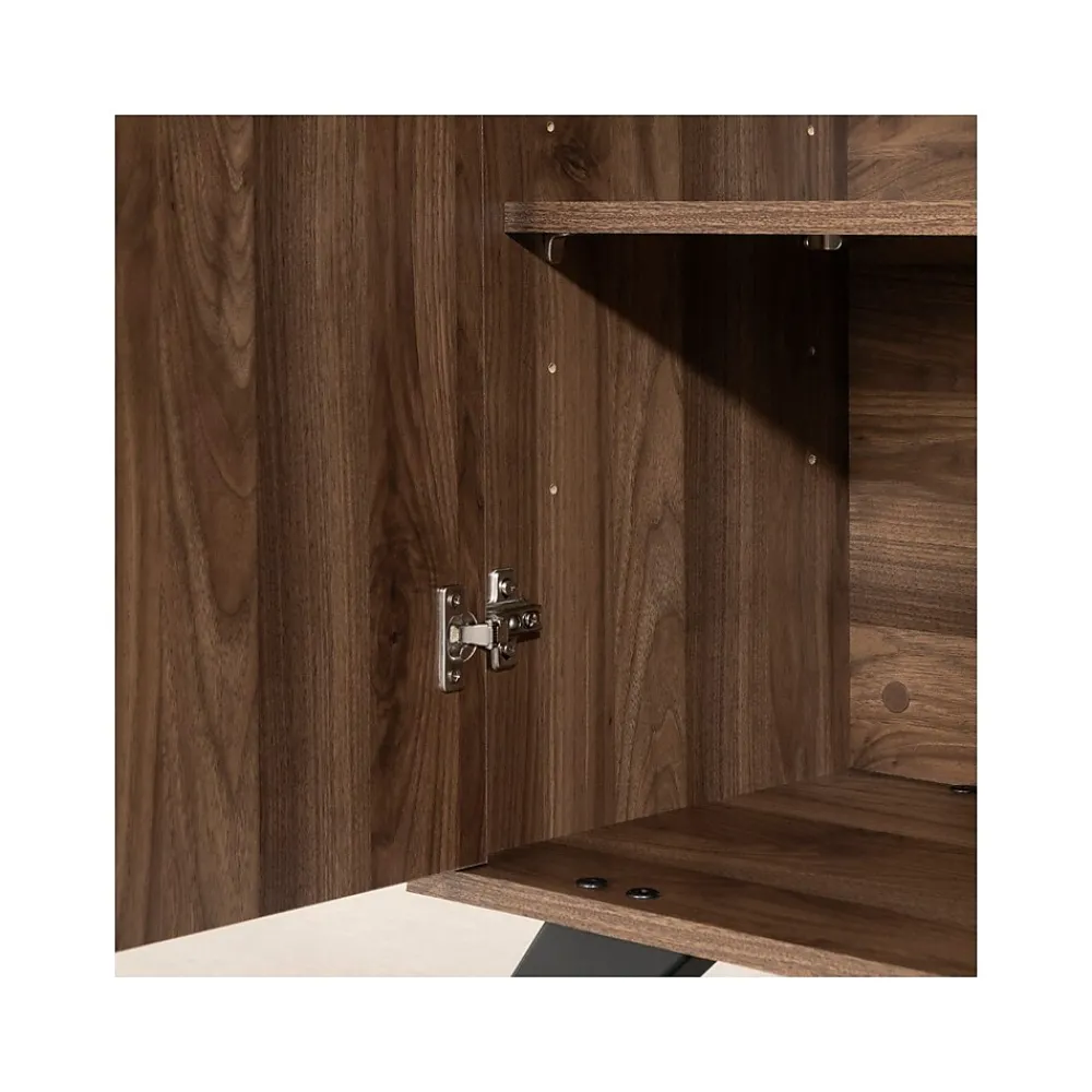 Bookcases*South Shore Helsy 65.25" 6-Shelf Bookcase with Adjustable Shelf, Natural Walnut Laminated Particleboard (13868)