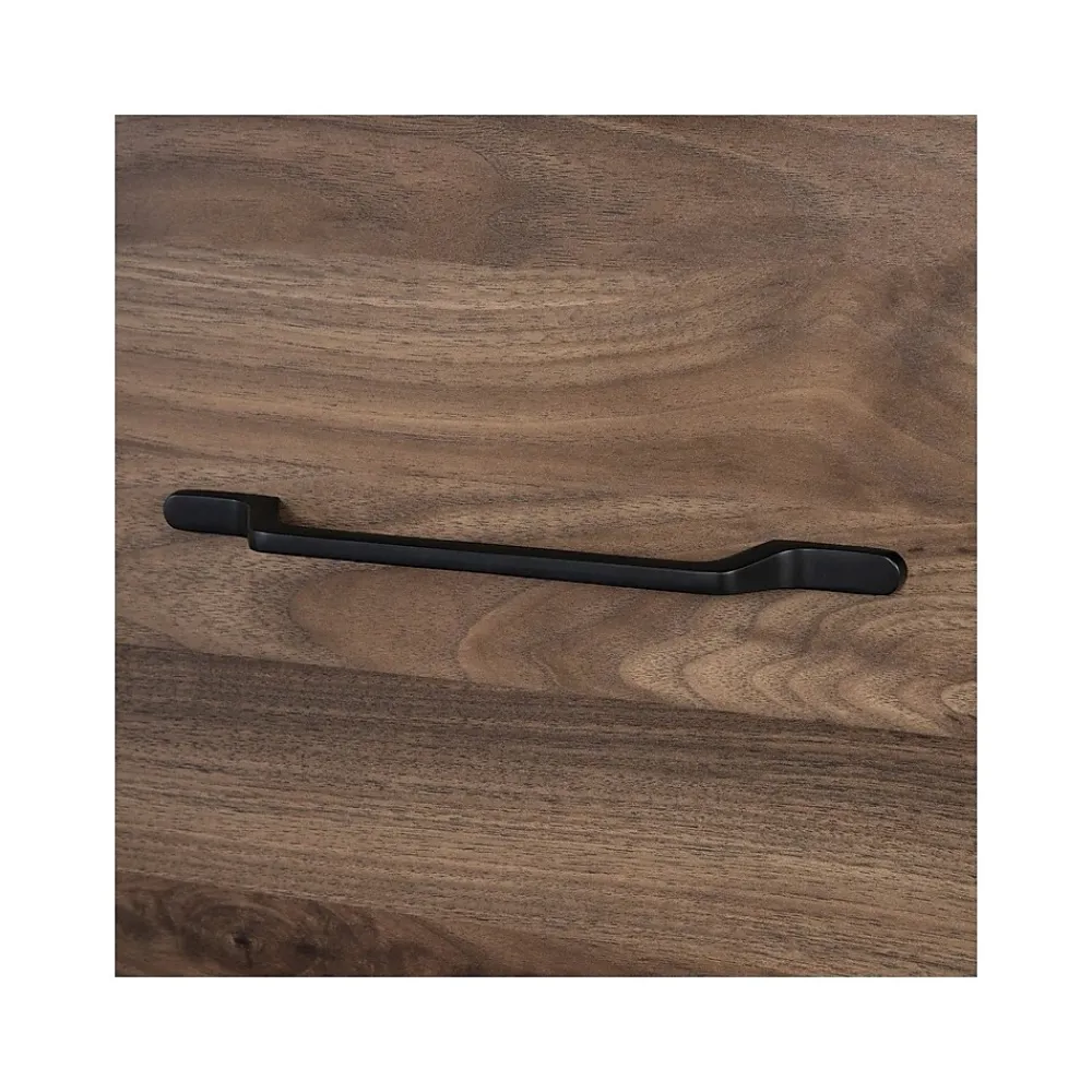 File Cabinets*South Shore Helsy 2-Drawer Lateral File Cabinet, Letter/Legal Size, Lockable, 30.25"H x 29"W x 18.5"D, Natural Walnut (13313)