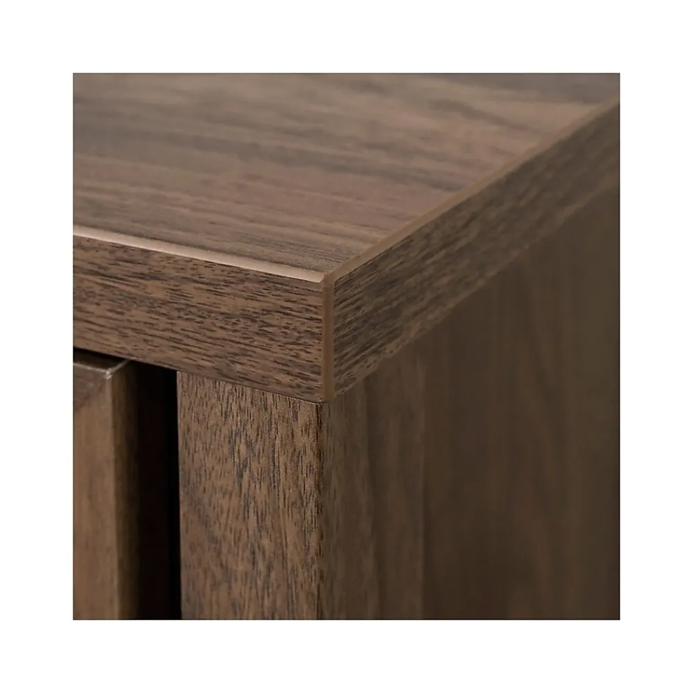 File Cabinets*South Shore Helsy 2-Drawer Lateral File Cabinet, Letter/Legal Size, Lockable, 30.25"H x 29"W x 18.5"D, Natural Walnut (13313)