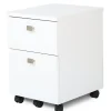File Cabinets*South Shore Interface 2-Drawer Mobile Vertical File Cabinet, Pure White (7350691)