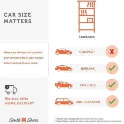 Bookcases*South Shore Step One Narrow 3-Shelf Bookcase with Door, (10249) Pure White