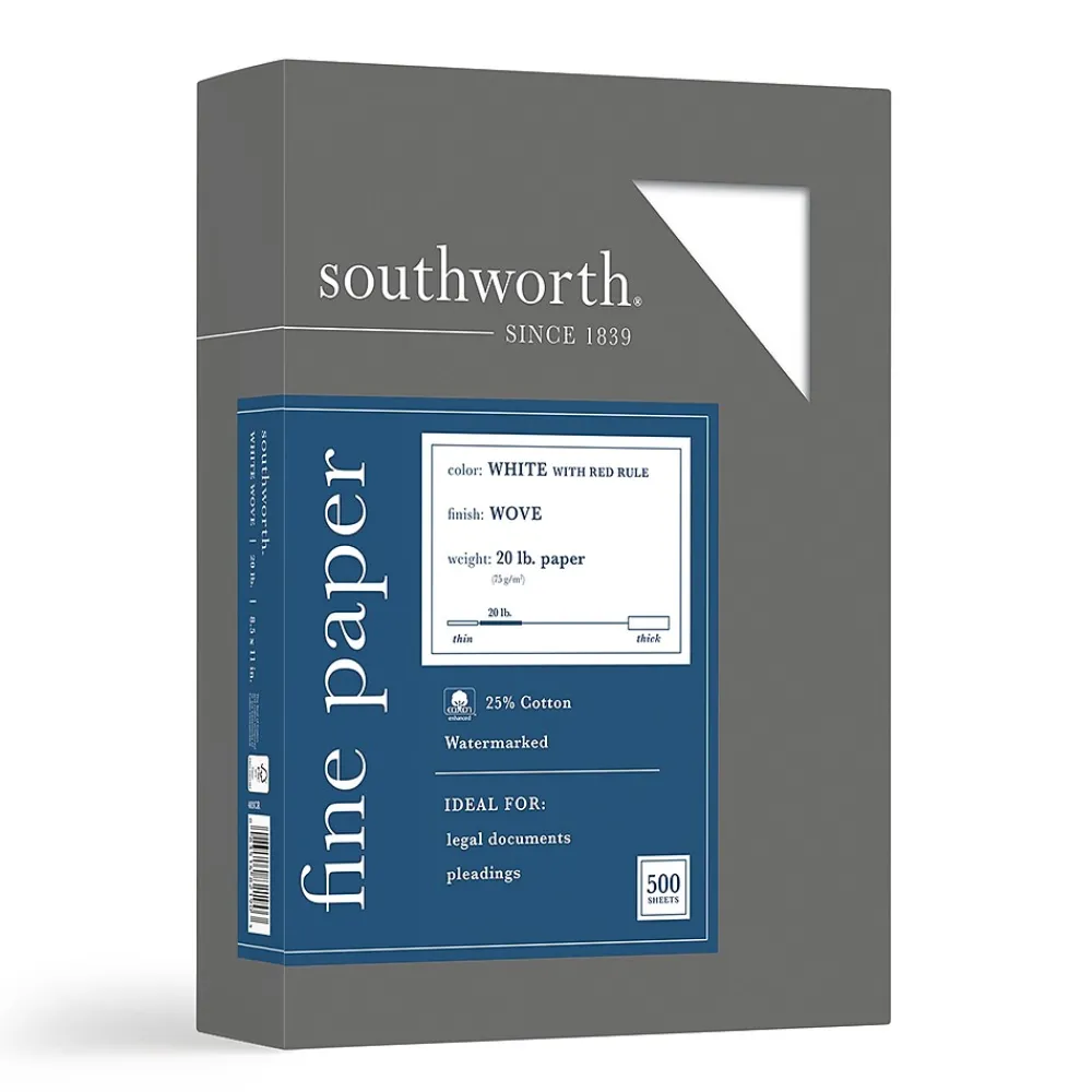 Resume Paper*Southworth 8.5" x 11" Business Paper, 20 Lbs., Wove, 500/Box (403CR)
