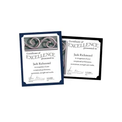 Awards & Certificates*Southworth Certificate Holders, 8.5" x 11", Navy Blue, 10/Pack (PF8)