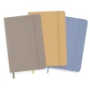 Journals|Southworth Leather Journal, 5.5" x 8.25", Assorted Colors, 128 Pages, 3/Pack (91555)