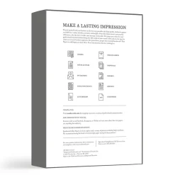 Resume Paper*Southworth 8.5"W x 11"L Business Paper, 24 lbs., Wove Finish, 500/Box (14C)
