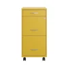 File Cabinets*Space Solutions SOHO Organizer 3-Drawer Mobile Vertical File Cabinet, Letter Size, Lockable, Goldfinch (25284)