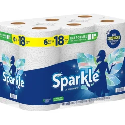 Sparkle Pick-a-Size with Thirst Pockets Paper Towels, 2-ply, 165 Sheets/Roll, 6 Rolls/Pack (22269501)