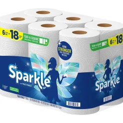 Sparkle Pick-a-Size with Thirst Pockets Paper Towels, 2-ply, 165 Sheets/Roll, 6 Rolls/Pack (22269501)