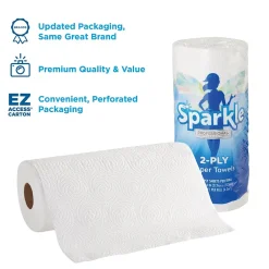 Sparkle Professional Paper Towels, 2-ply, 85 Sheets/Roll, 15 Rolls/Pack (2717714)