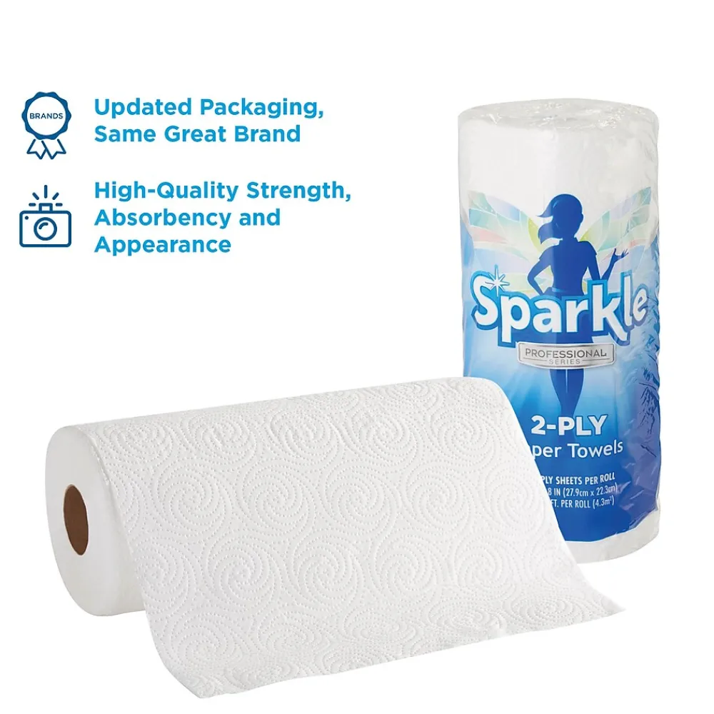 Sparkle Professional Series Paper Towels, 2-ply, 70 Sheets/Roll, 30 Rolls/Pack (2717201)
