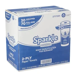Sparkle Professional Series Paper Towels, 2-ply, 70 Sheets/Roll, 30 Rolls/Pack (2717201)