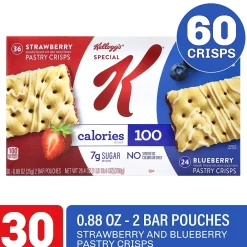 Special K Nutrition Bar Variety Pack, 0.88 oz., 60 Bars/Box (220-01007)