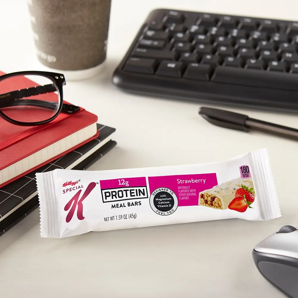 Special K Strawberry Protein Bar, 1.59 oz., 8 Bars/Box (KEE29185)