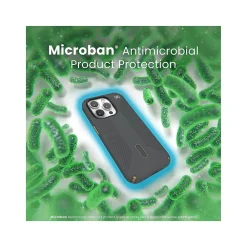 Speck Presidio 2 Grip MagSafe ClickLock Phone Case for iPhone 15 Pro, Charcoal Gray/Cool Bronze (150447-3212)