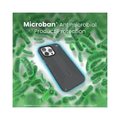 Speck Presidio 2 Grip MagSafe ClickLock Phone Case for iPhone 15 Pro Max, Charcoal Gray/Cool Bronze (150463-3212)