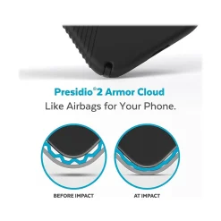 Speck Presidio2 Grip MagSafe Black/White Case for iPhone 14 Pro (150146-D143)