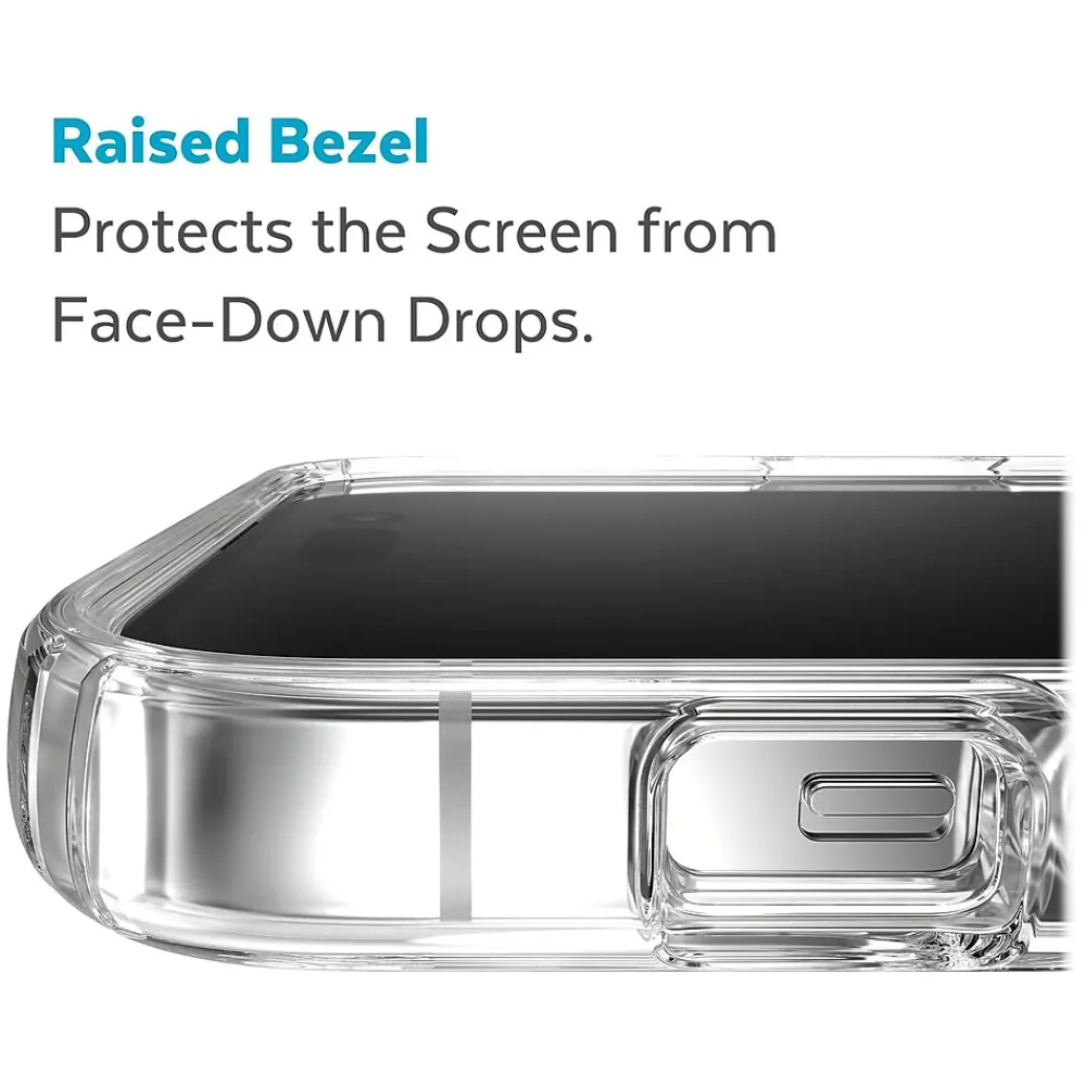 Speck Presidio Perfect-Clear MagSafe Clear/Silver Case for iPhone 14 Pro Max (150090-3080)