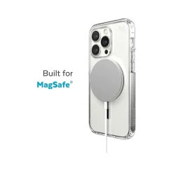 Speck Presidio Perfect-Clear MagSafe Clear/Silver Case for iPhone 14 Pro Max (150090-3080)