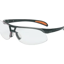 Honeywell Uvex Sperian Protege™ Safety Glasses, Polycarbonate, Hard Coat, Clear, Metallic Black