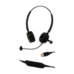 Outlet Spracht Wired Noise Canceling Stereo On Ear Computer Headset, Black (HS-WD-USB-2)