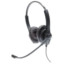 Online Spracht ZUM Noise Canceling Stereo Computer Headset, Over-the-Head, Black (ZUM3500)