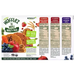 SPROUT Organics Sprout Wafflez Variety Pack, 30/box (220-02152)