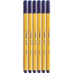 Pens|Stabilo Point 88 Pens Night Blue No. 22 [Pack Of 20] (20PK-SW88-22)